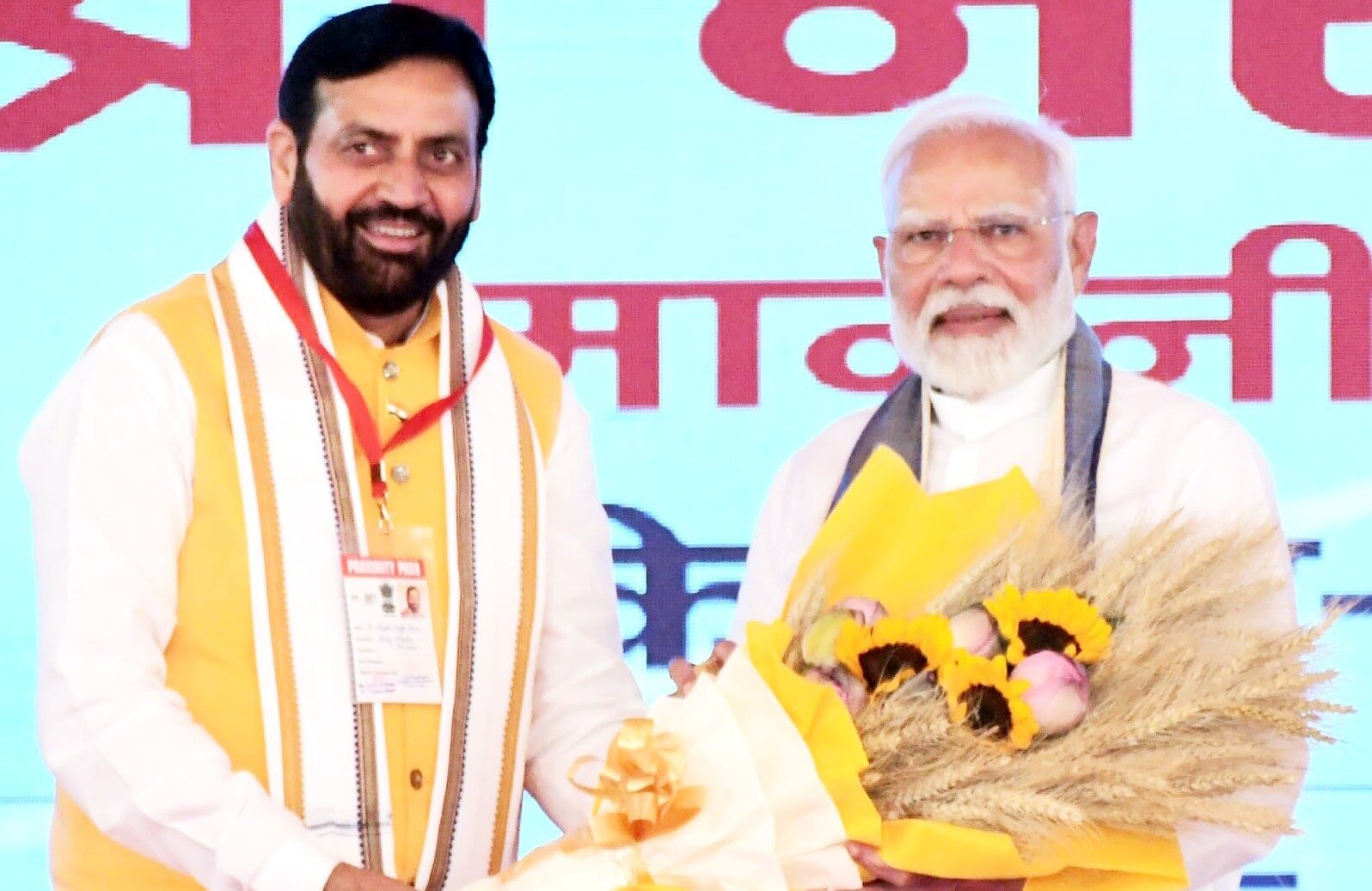 Prime Minister once again praised the working style of Chief Minister Naib Singh Saini.